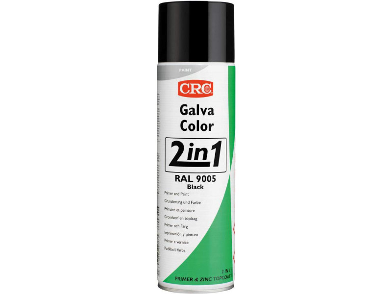 CRC Laque protectrice de peinture GALVACOLOR 2in1, noir,