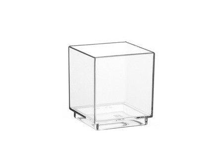 STARPAK Gobelet pour fingerfood, carré, 42 x 42 x 47 mm