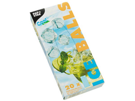 STARPAK Sachet à glacons avec une fermeture automatique