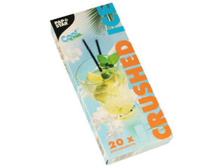 STARPAK Sachet à glacons avec une fermeture automatique