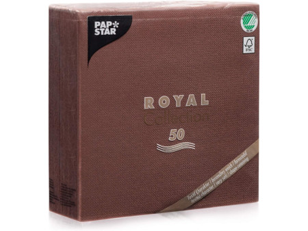 PAPSTAR Serviette 'ROYAL Collection', brun