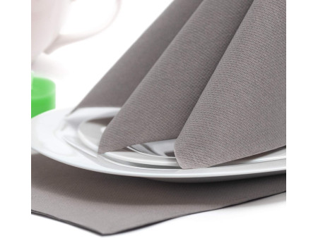 PAPSTAR Serviette 'ROYAL Collection', gris