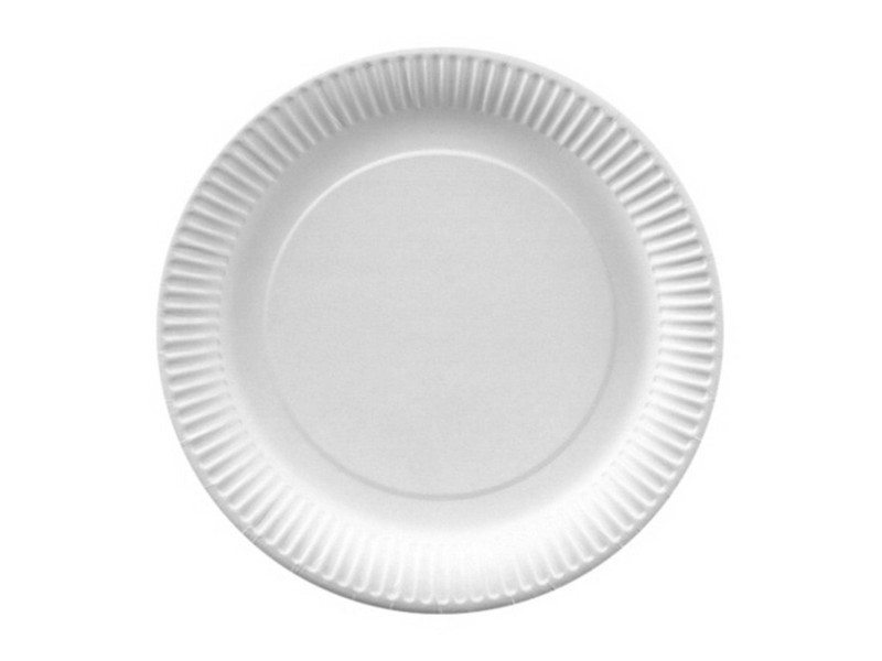 PAPSTAR Assiette en carton 'pure', rond, 260 mm, blanc