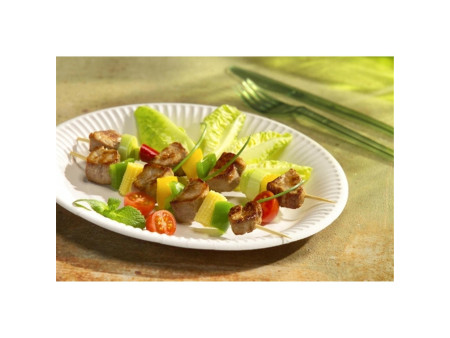 PAPSTAR Assiette en carton 'pure', rond, 260 mm, blanc