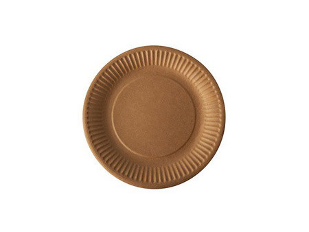 PAPSTAR Assiette en carton 'pure', rond, 230 mm, blanc