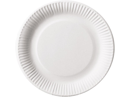 PAPSTAR Assiette en carton 'pure' diamètre: 230 mm, blanc