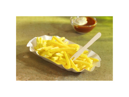 PAPSTAR Barquette à frites 'pure', 105 x 175 x 30 mm, blanc