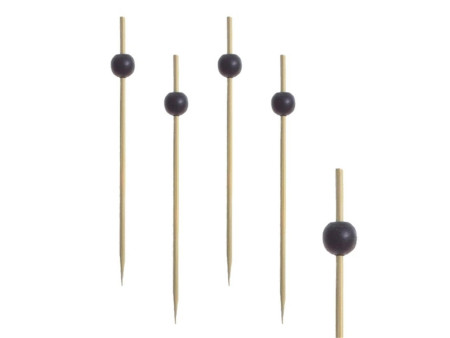 PAPSTAR Pique à fingerfood 'Black Pearl', longueur: 125 mm