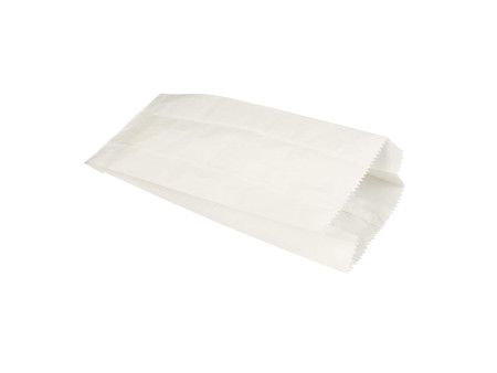 PAPSTAR Sachet à soufflet en papier, blanc