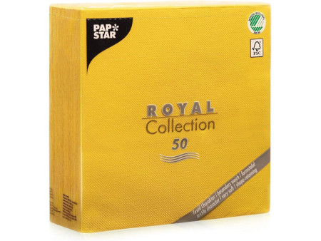PAPSTAR Serviette 'ROYAL Collection', jaune