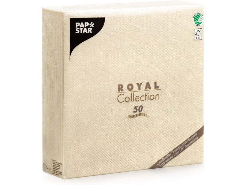PAPSTAR Serviette 'ROYAL Collection', champagne