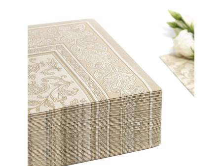 PAPSTAR Serviette 'ROYAL Collection Ornaments', champagne