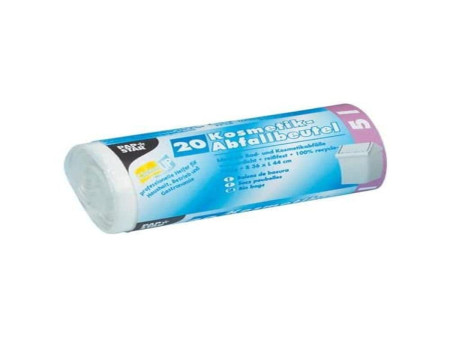 STARPAK Sac poubelle LDPE, 5 litres, blanc