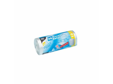 STARPAK Sac poubelle HDPE, 10 litres, transparent