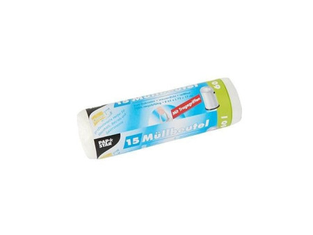 STARPAK Sac poubelle HDPE, 60 litres, transparent