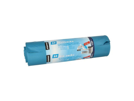 STARPAK Sac poubelle LDPE, 120 litres, bleu