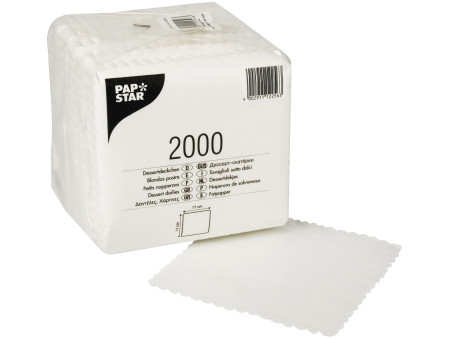 PAPSTAR Sous-tasse, 170 x 170 mm, blanc