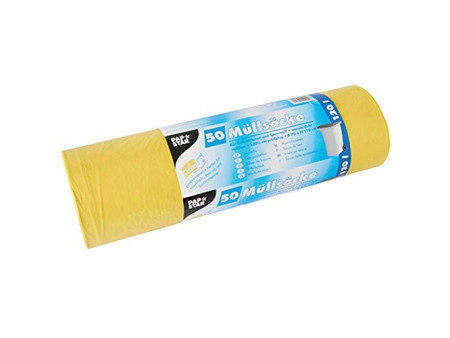 STARPAK Sac poubelle LDPE, 240 litres, bleu