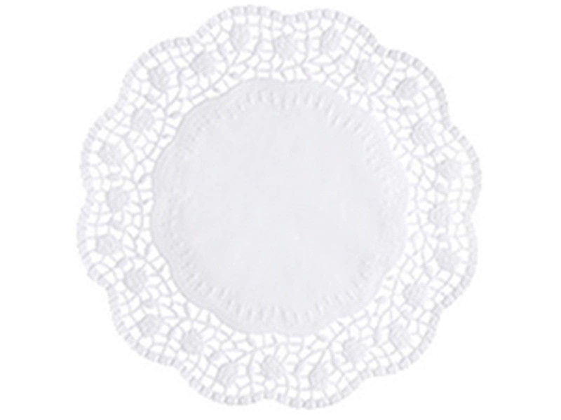 PAPSTAR Napperon, rond, diamètre: 200 mm, blanc