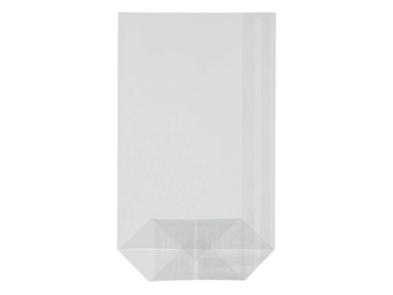 STARPAK Sachet à fond plat, (L)180 x (H)270 mm, transparent