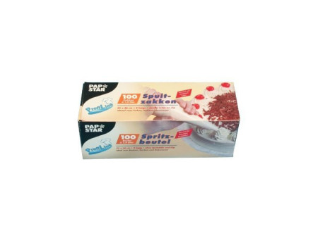 STARPAK Poche à dresser en PEBD, transparent, 1,8 l