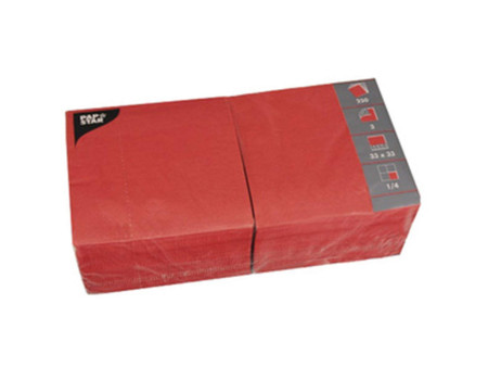 PAPSTAR Serviettes, 320 x 320 mm, 3 couches, blanc