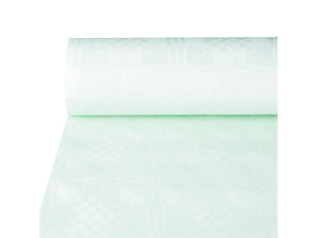 PAPSTAR Nappe damassée, (l)1,0 x (L)25 m, blanc