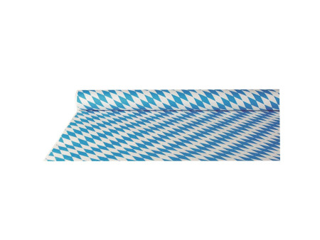 PAPSTAR Nappe damassée, (l) 1,0 x (L)10 m, 'bleu bavarois'