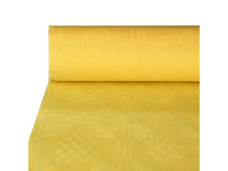 PAPSTAR Nappe damassée, (l)1,0 x (L)50 m, jaune
