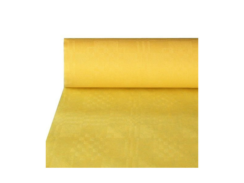 PAPSTAR Nappe damassée, (l)1,0 x (L)50 m, jaune