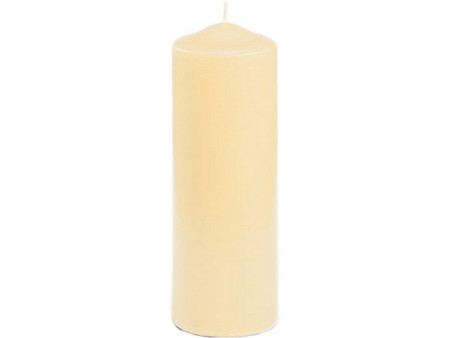 STARPAK Bougie cylindrique, diamètre: 70 mm, crème