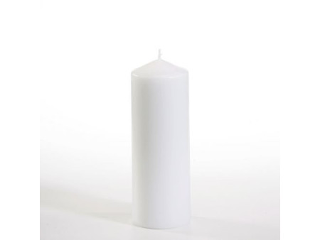 PAPSTAR Bougie cylindrique, diamètre: 60 mm, blanc