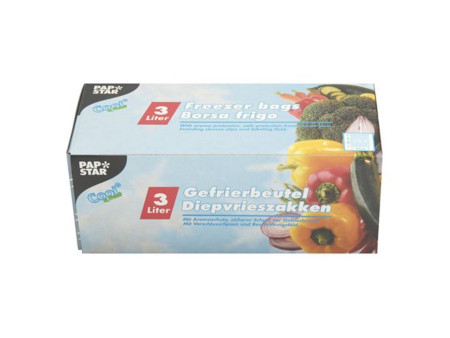 STARPAK Sachet congélation 3 litres, 250x320 mm, transparent