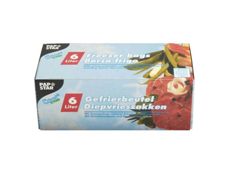 STARPAK Sachet congélation 6 litres, 300x460 mm, transparent