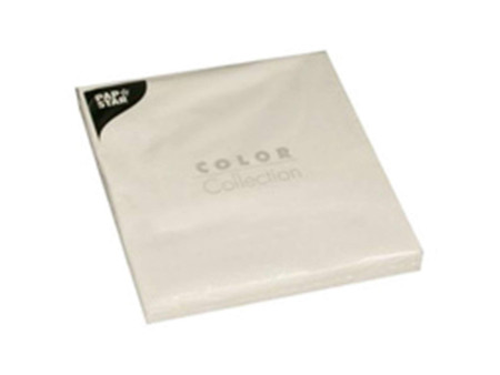 PAPSTAR Serviettes de cocktail, 240 x 240 mm, jaune