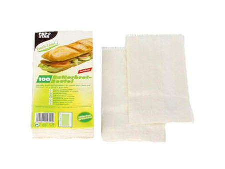 PAPSTAR Sachet pour croissant, (L)100 x (P)30 x (H)210 mm