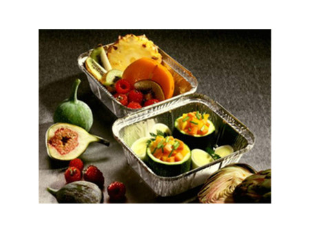 STARPAK Coupelle en aluminium, avec couvercle, 500 ml