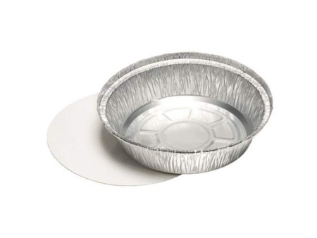 STARPAK Coupelle en aluminium rond, avec couvercle, 700 ml