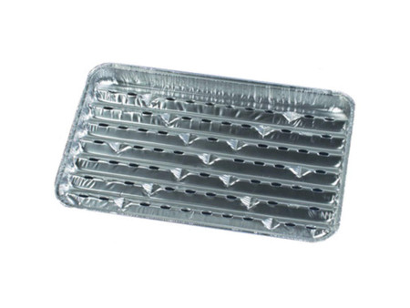 STARPAK Plateau pour grillades en aluminium, rectangulaire