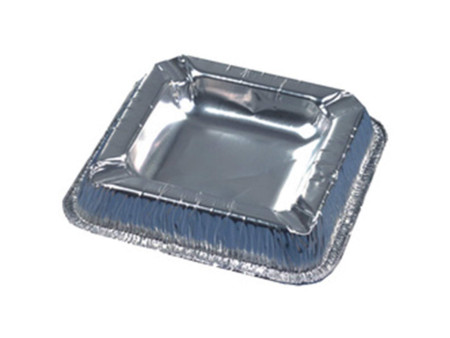 STARPAK Cendrier en aluminium, carré, par 10