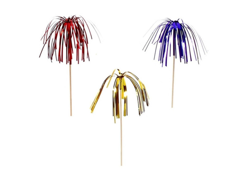 PAPSTAR Pique pour apéritif 'Feu d'artifice', bois