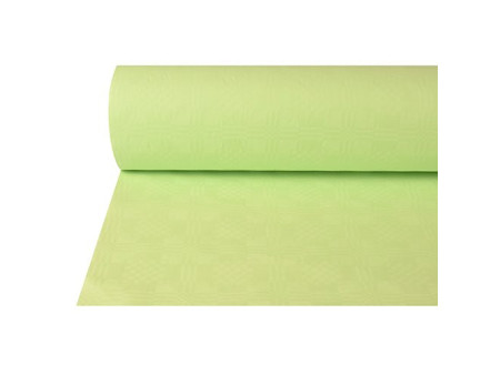 PAPSTAR Nappe damassée, (l)1,0 x (L)50 m, vert pastel
