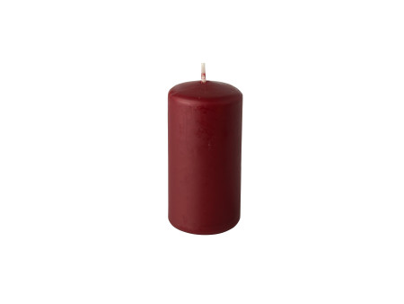 STARPAK Bougie cylindrique, diamètre: 50 mm, bordeaux