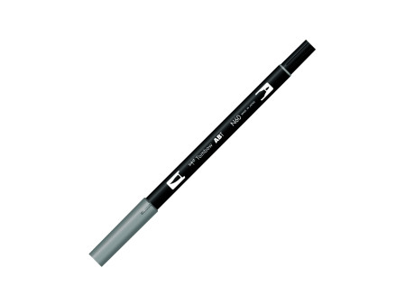 Tombow Feutre double pointe 'DUAL BRUSH PEN ABT' cool grey 6