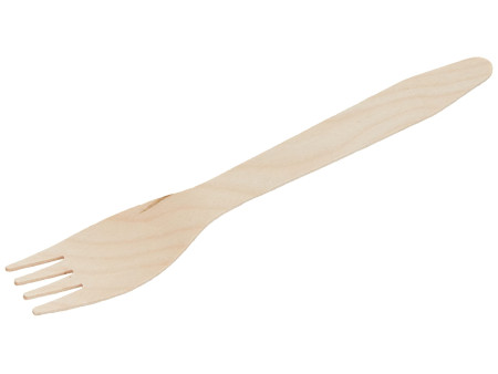 PAPSTAR Fourchette en bois 'pure', longueur: 165 mm, par 100