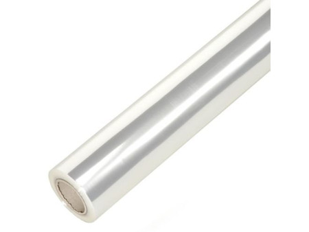 STARPAK Film transparent pour cadeau, sur rouleau, 100 m