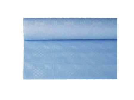 PAPSTAR Nappe damassée, (l)1,2 x (L)8 m, bleu clair