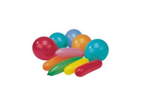 SUSY CARD Ballon de baudruche, couleurs et formes assorties
