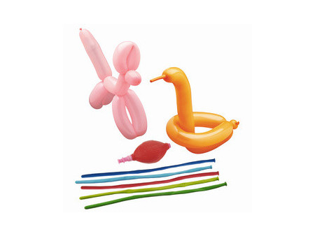 PAPSTAR Ballons de baudruche modelables, pompe incluse