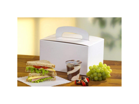 PAPSTAR Boîte à déjeuner, avec un grip de préhension